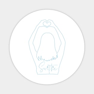 Swiftie Heart Hands - Blue Magnet